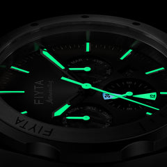 Aeronuatics Collection Men's Mechanical Watch with Meteorite Dial - FIYTA