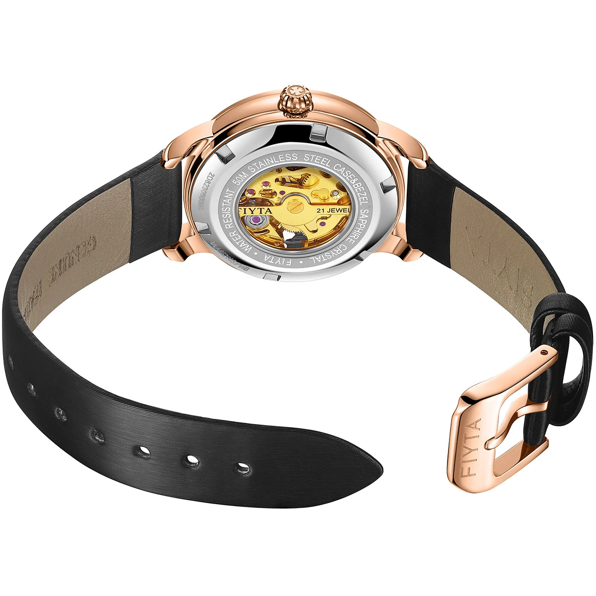 Clover Collection Ladies' Classic Diamond Automatic Watch - FIYTA