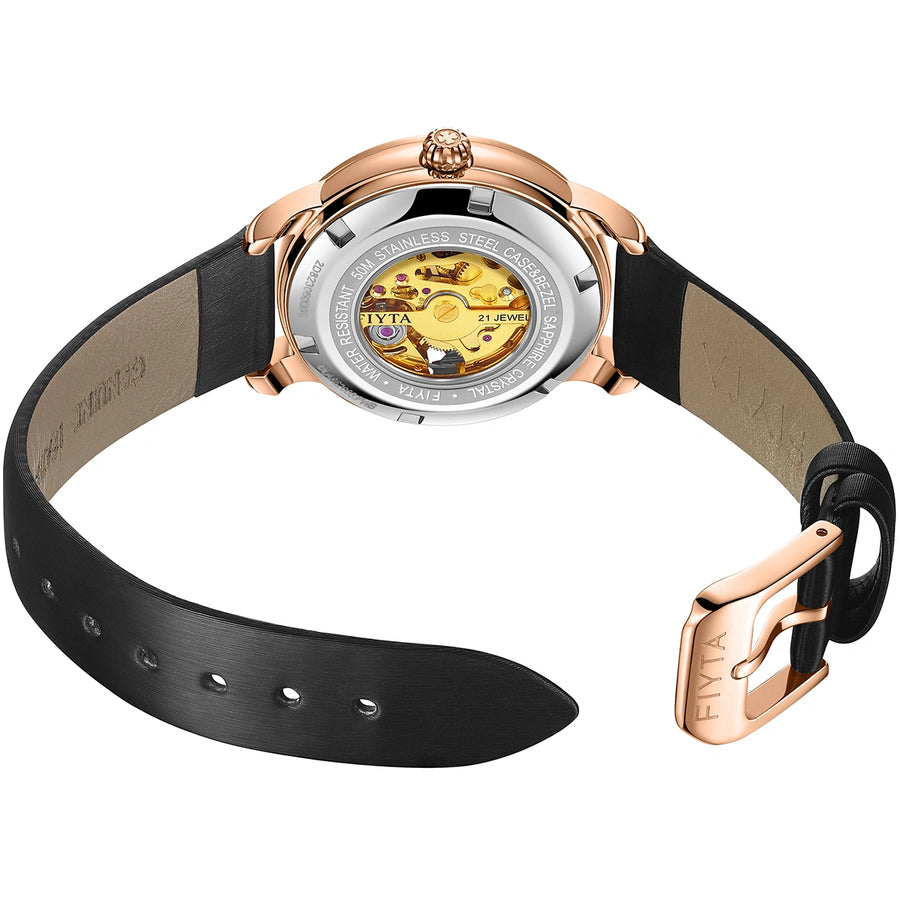 Clover Collection Ladies' Classic Diamond Automatic Watch - FIYTA (DLA862003.PWB)
