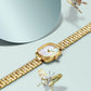 Gold Watches with Butterfly Dial Mother-of-Pearl - FIYTA
