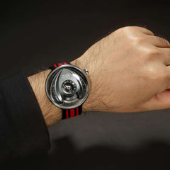 Interstellar Collection "Space Shuttle" Men's Mechanical Watch - FIYTA (Black Dial / Black Strap)
