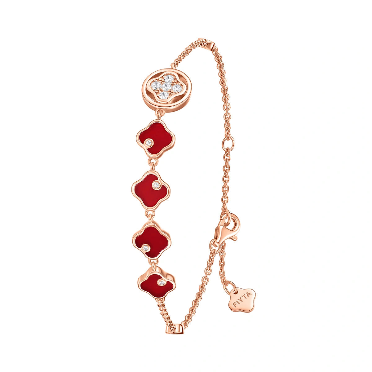 Eastern Grace Collection Women's Watch & Persimmon Bracelet Gift Set - FIYTA