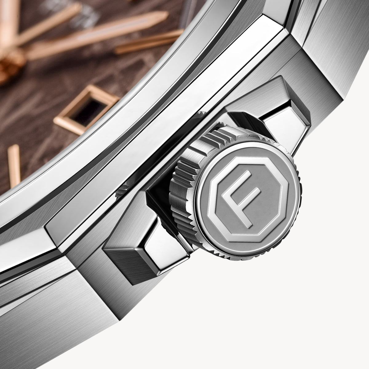 Aeronuatics Collection Men's Ultra-thin Mechanical Movement Watch with Meteorite Dial - FIYTA