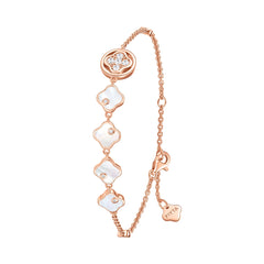 Lucky Persimmon Collection Women Bracelet - Ruyi White - FIYTA