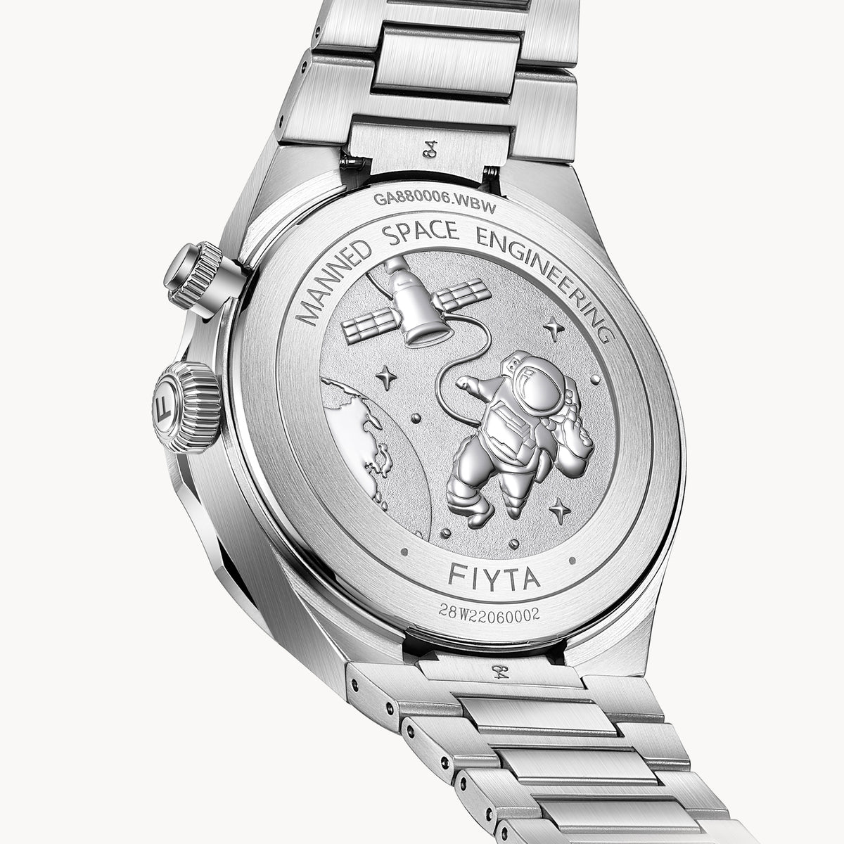 Aeronuatics Collection Men's Mechanical Watch with Meteorite Dial - FIYTA