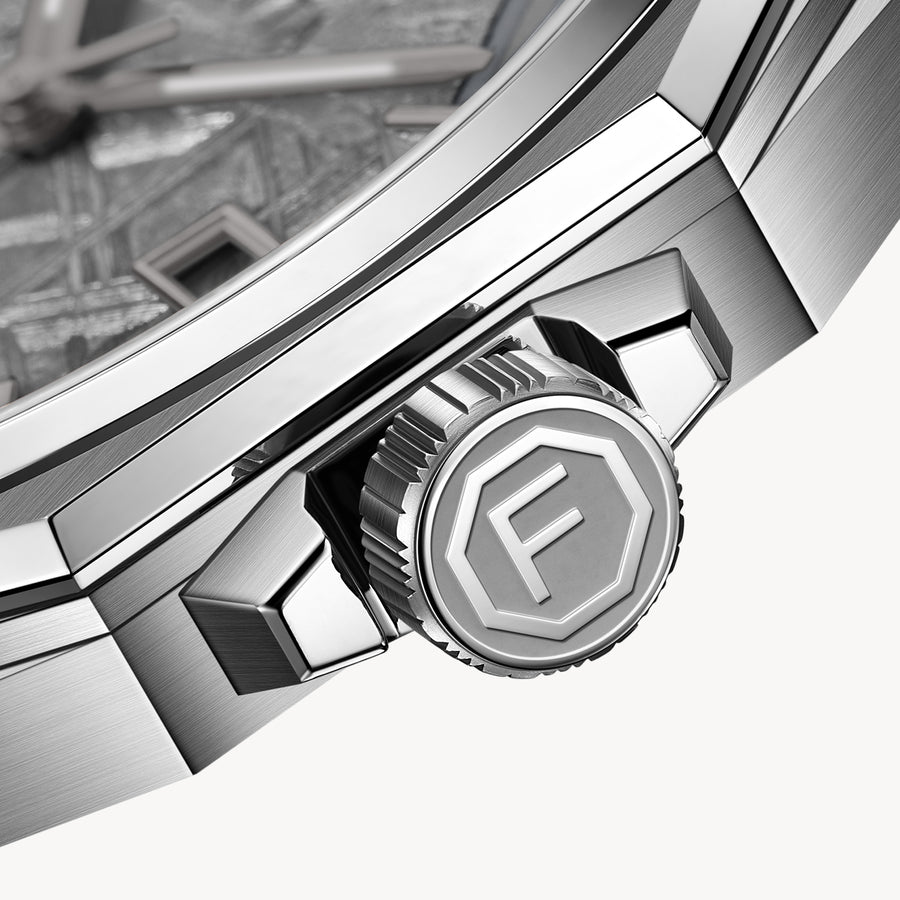 FIYTA Mars-500 Men's Automatic Watch GA880002.WHW detail image (Grey Dial / Silver Strap / Stainless steel (GA880002.WHW))