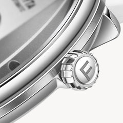 Interstellar Collection "Space Shuttle" Men's Mechanical Watch - FIYTA (Silver Dial / Black Strap)