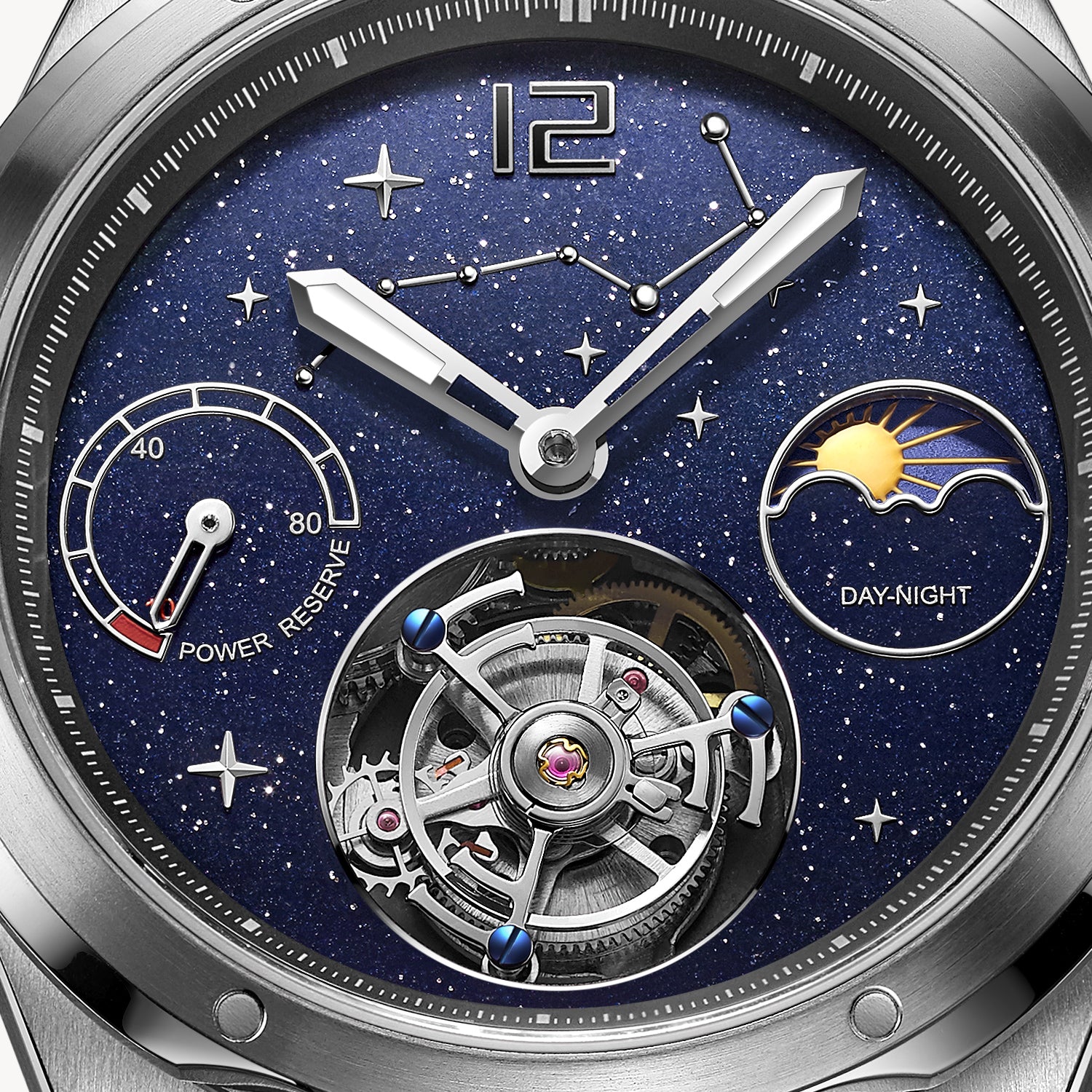 Aeronuatics Collection The Big Dipper Tourbillon Men's Mechanical Automatic Watch - Limited Edition - FIYTA