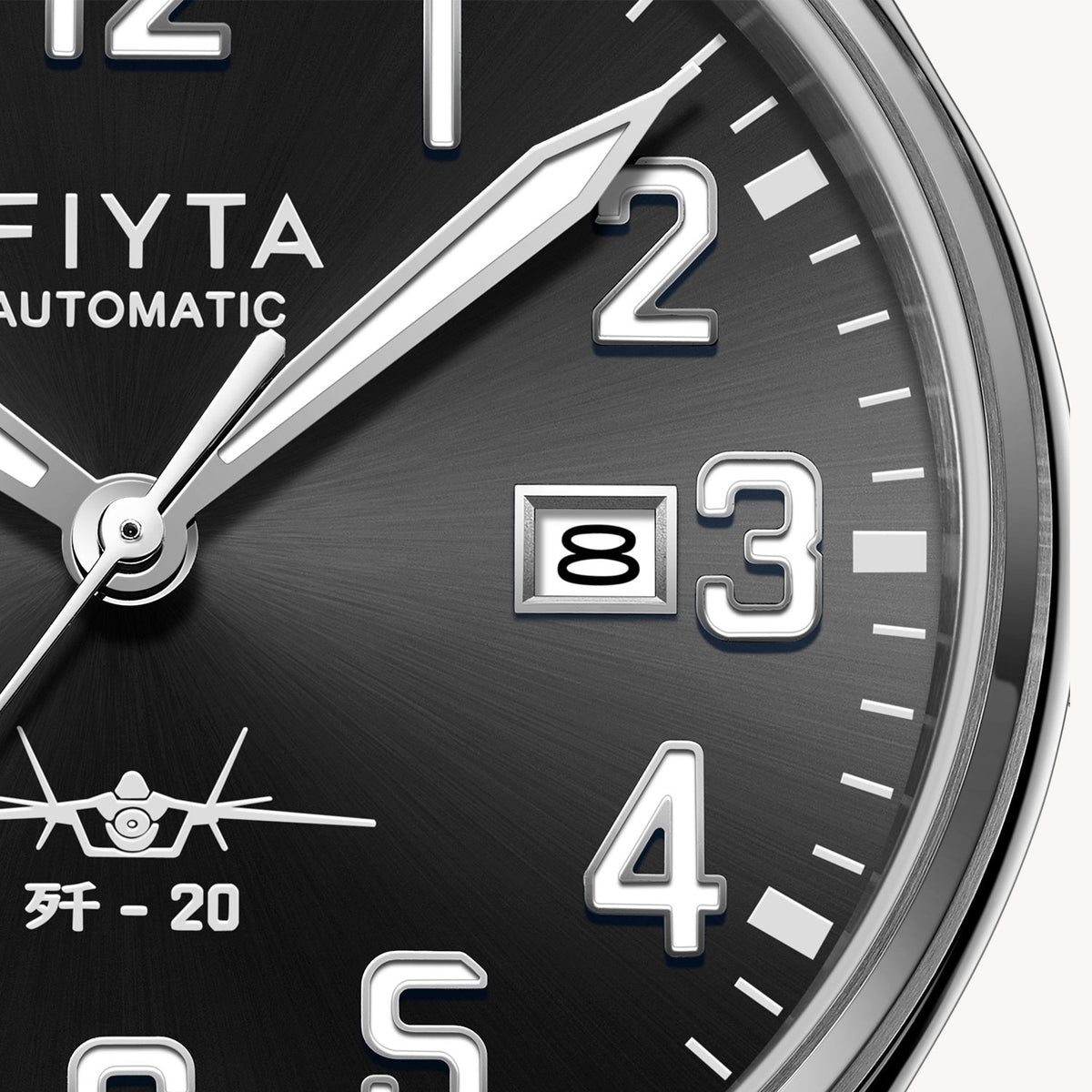 Mach Collection J-20 Fighter Elite Edition Men's Mechanical Watch - FIYTA