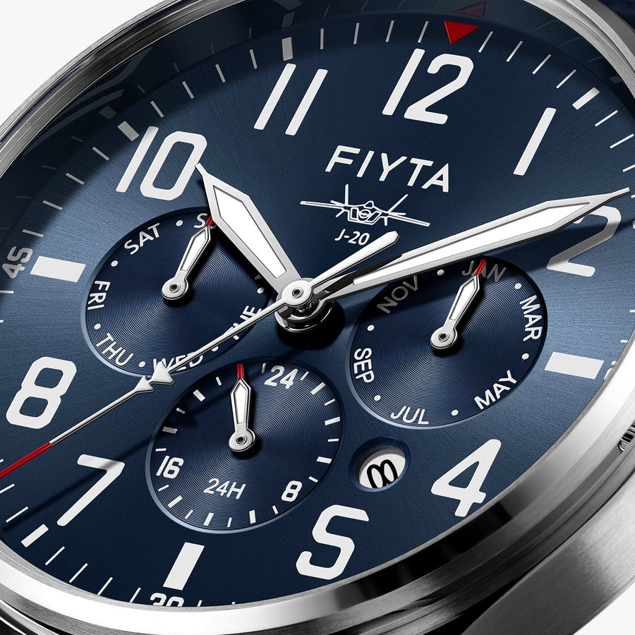 Mach Collection J-20 Fighter Special Edition Men's Mechanical Watch - FIYTA