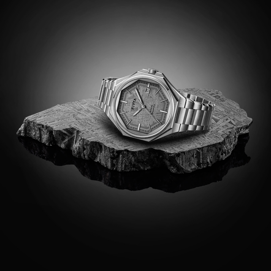 FIYTA Mars-500 Men's Automatic Watch GA880007.WHW detail image (Grey Dial / Silver Strap / Stainless steel (GA880007.WHW))