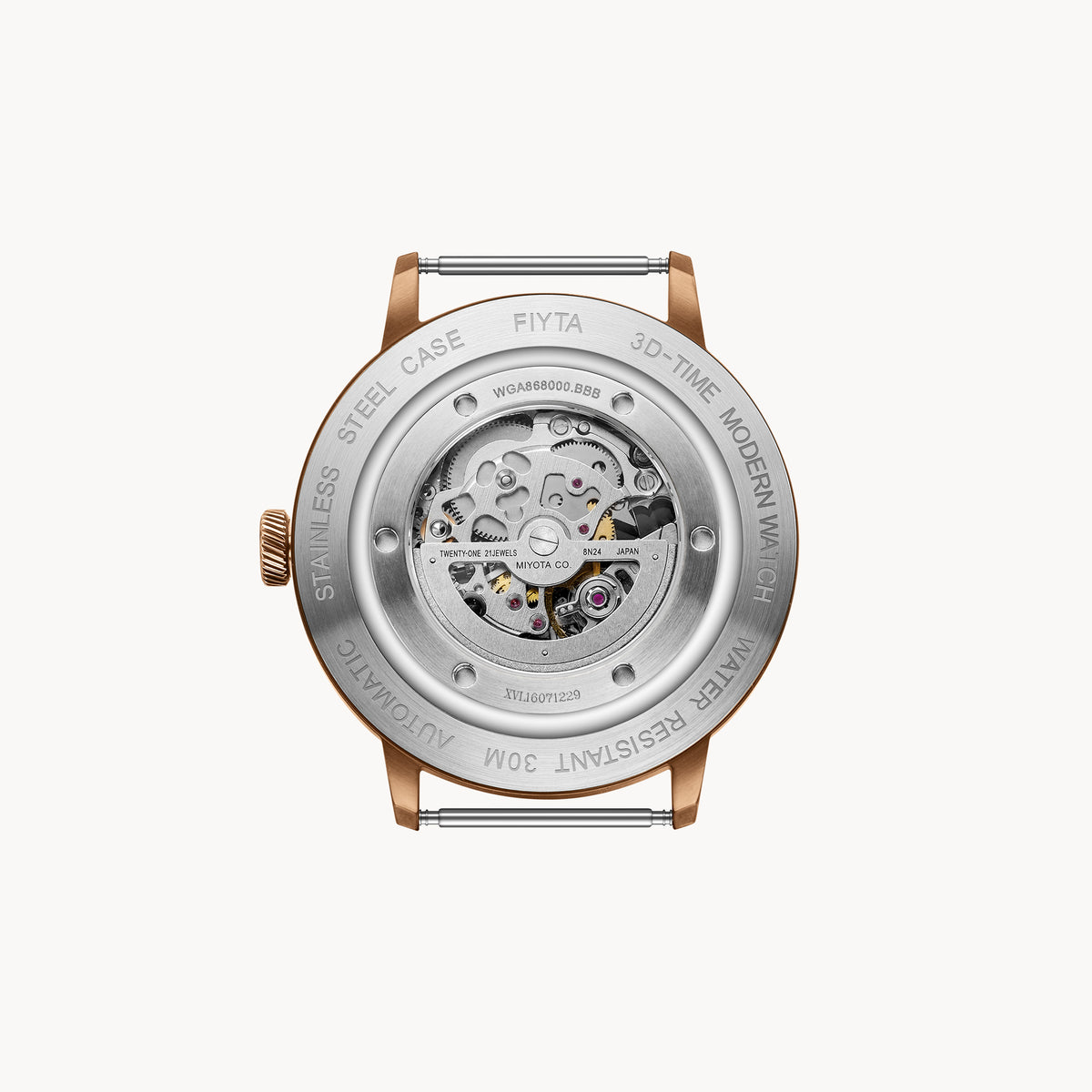 Extreme Collection Men's Automatic 3D Time Display Watch - FIYTA