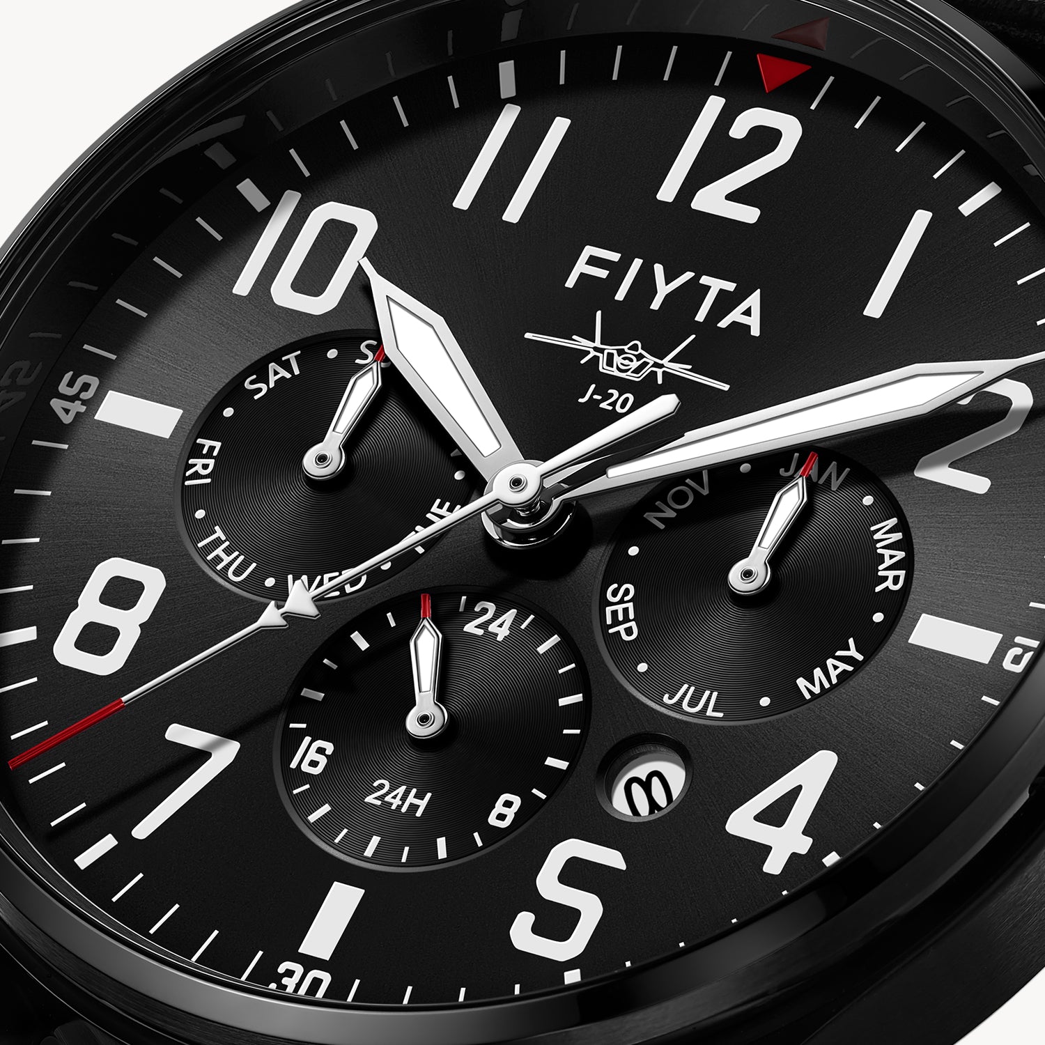 Mach Collection J-20 Fighter Special Edition Men's Mechanical Watch - FIYTA