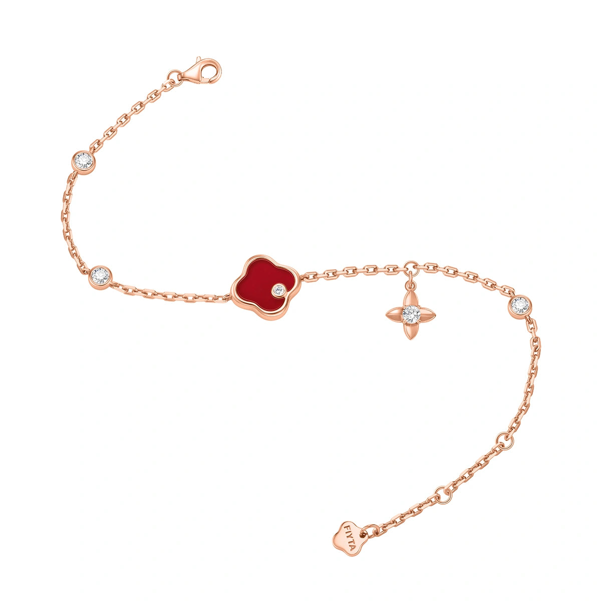 Lucky Persimmon Collection Women Bracelet - Heart-Full - FIYTA