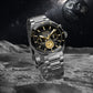 Aeronuatics Collection "Moon" 18K Gold Men's Mechanical Automatic Watch - FIYTA