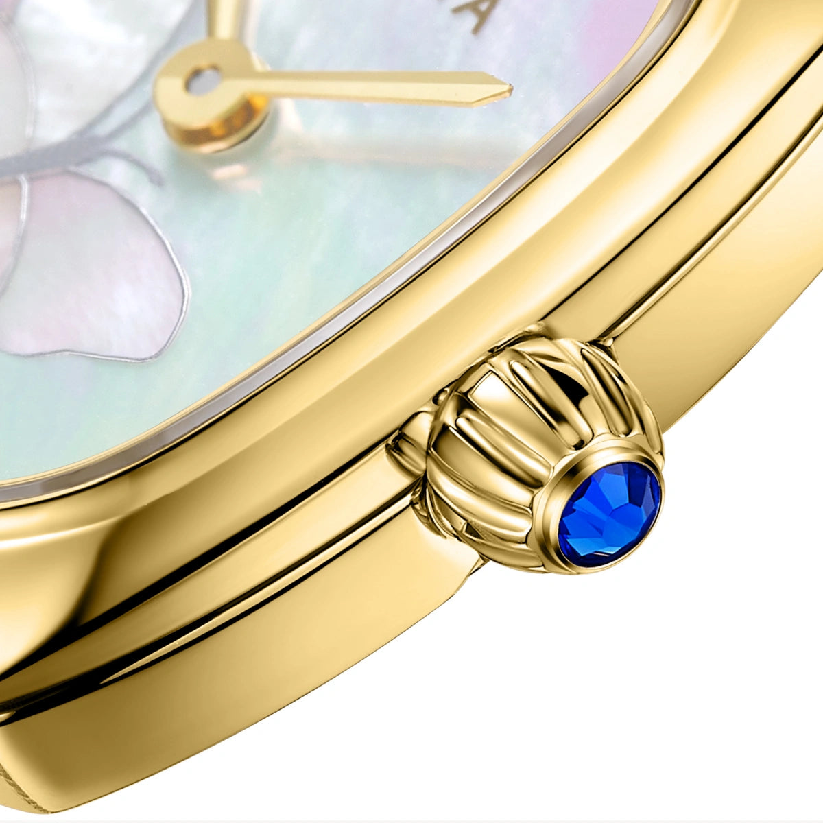 Gold Watches with Butterfly Dial Mother-of-Pearl - FIYTA