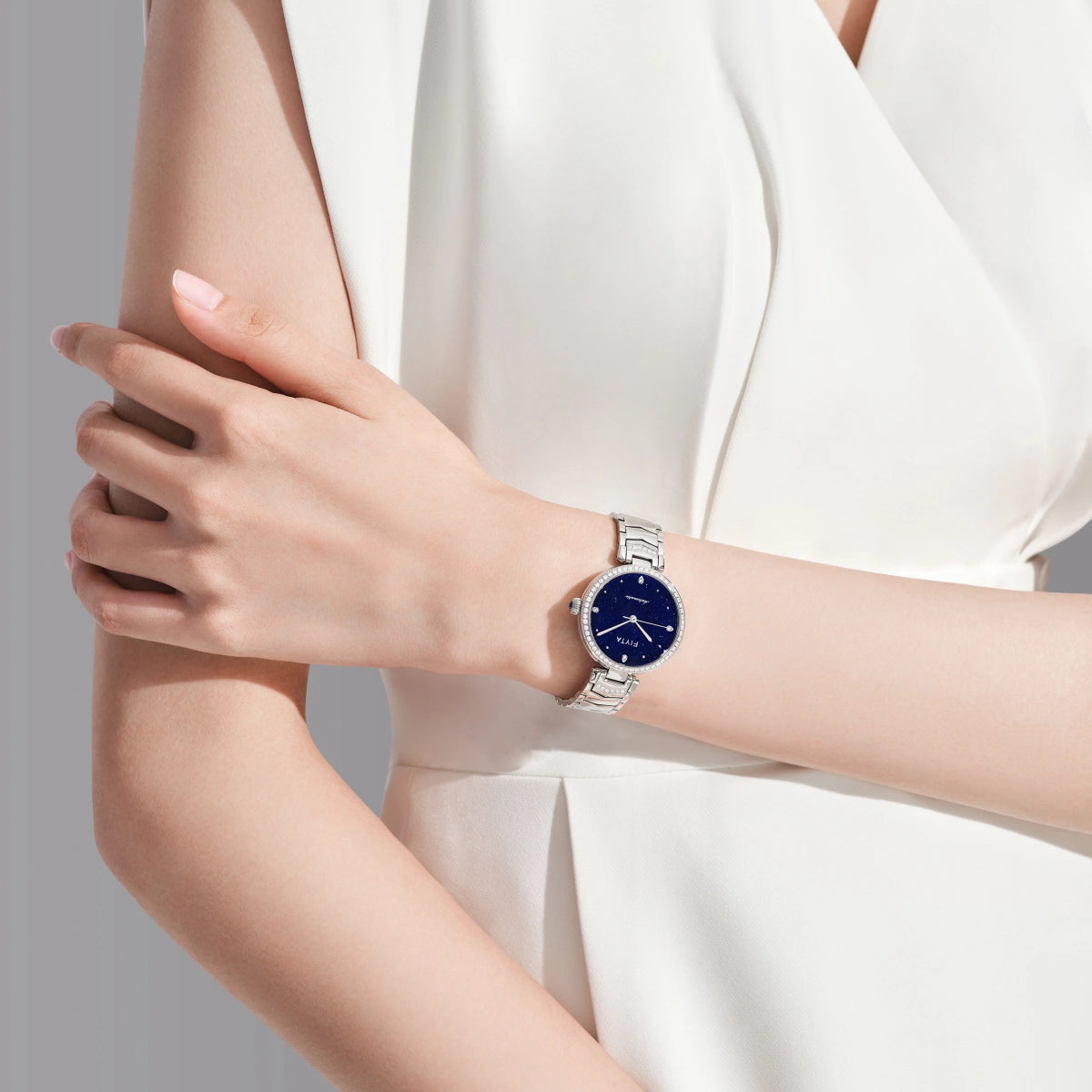 Heartouching Collection Automatic Watch & Aventurine Clover Bracelet Gift Set - FIYTA