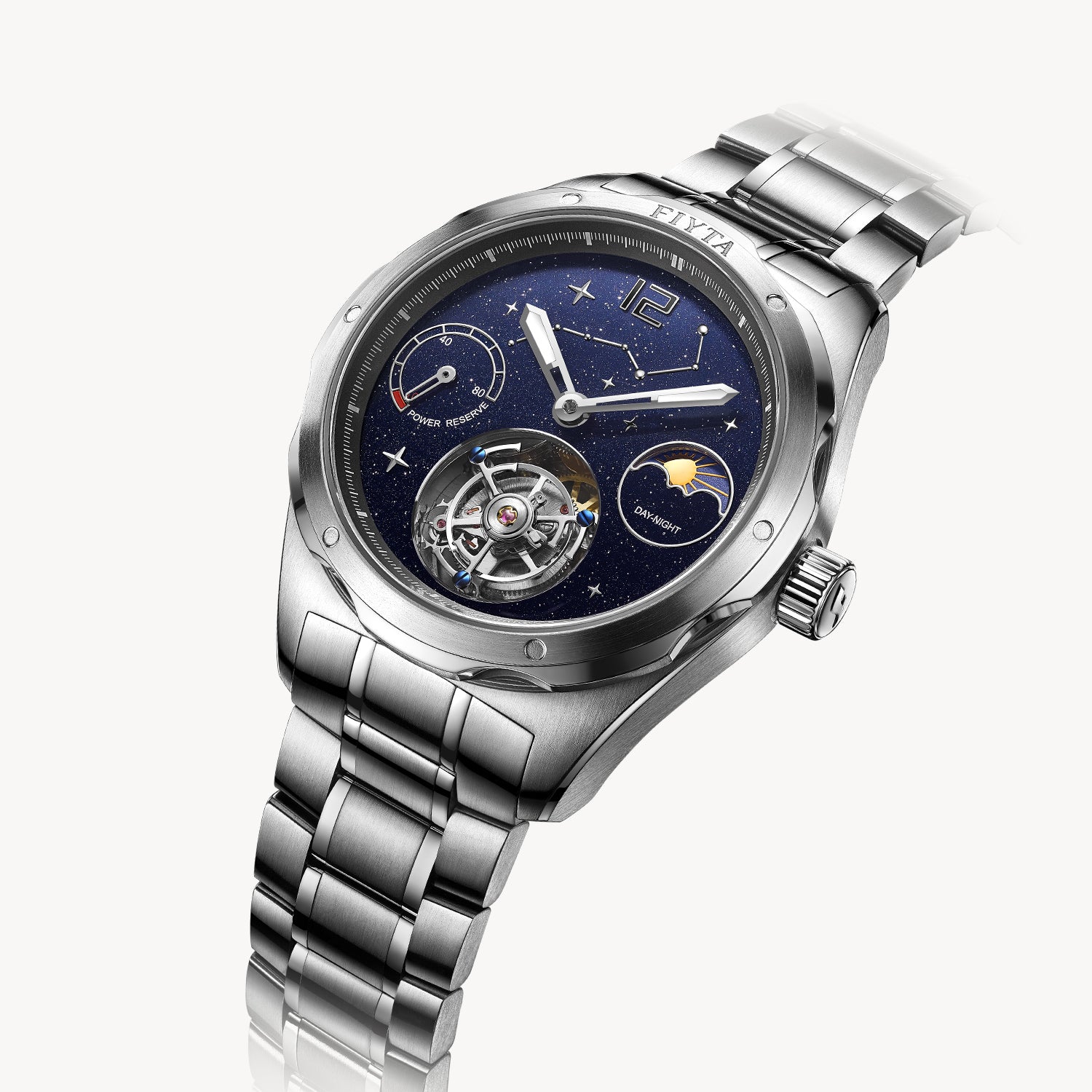 Aeronuatics Collection The Big Dipper Tourbillon Men's Mechanical Automatic Watch - Limited Edition - FIYTA