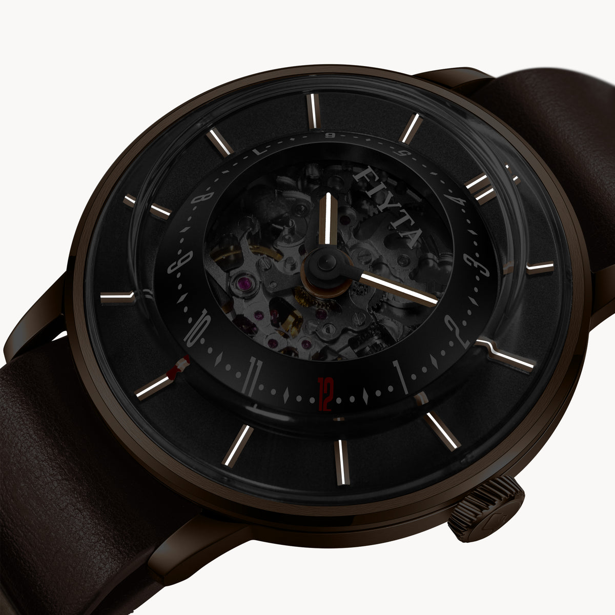 Extreme Collection Men's Automatic 3D Time Display Watch - FIYTA