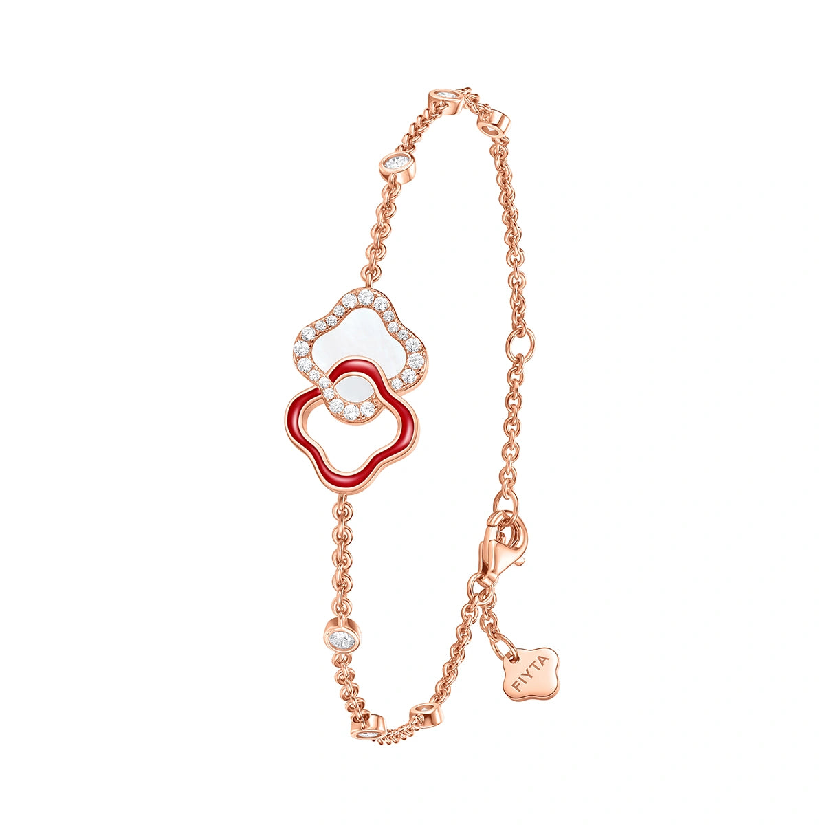 Lucky Persimmon Collection Women Bracelet - Scarlet Fortune - FIYTA