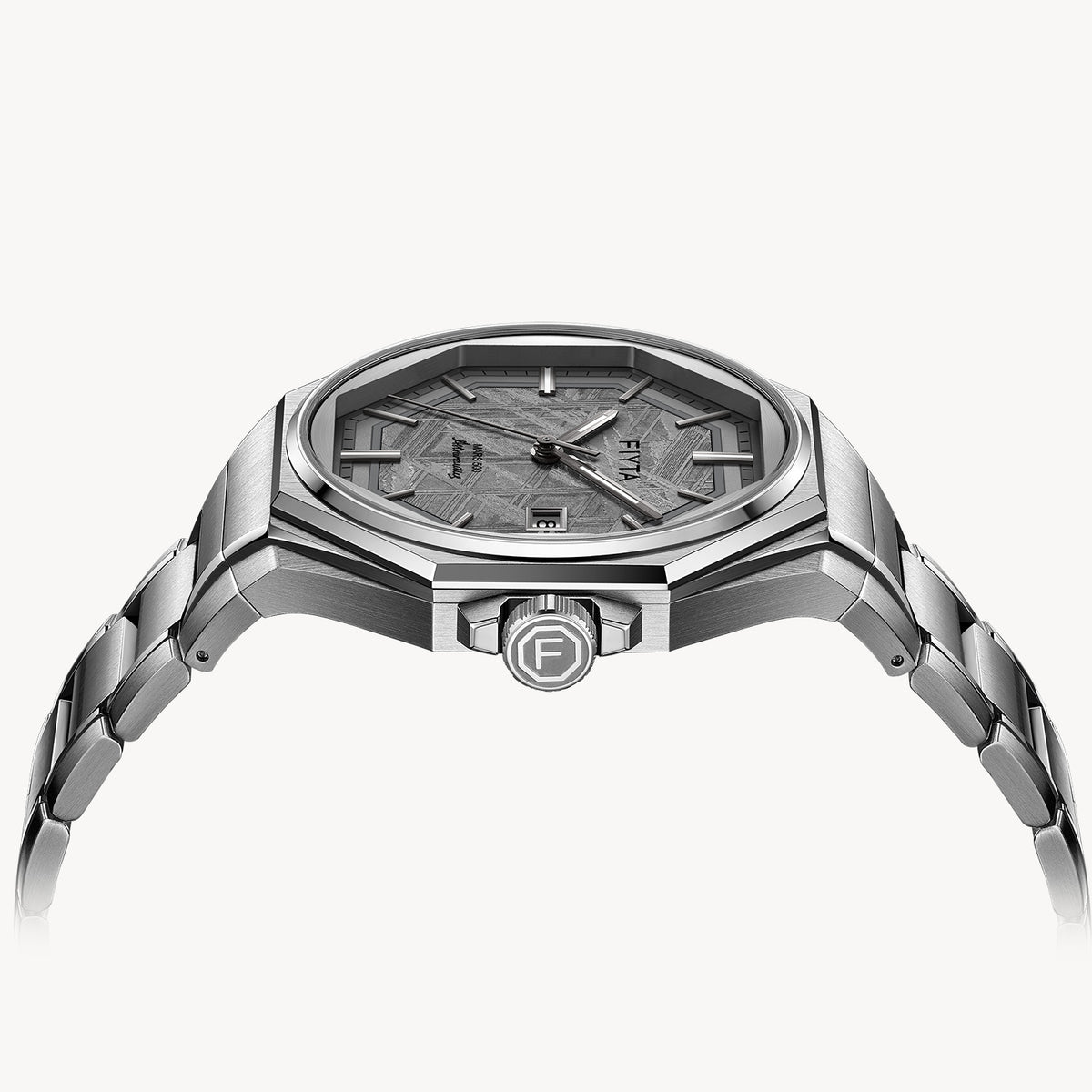 Aeronuatics Collection Men's Ultra-thin Mechanical Movement Watch with Meteorite Dial - FIYTA