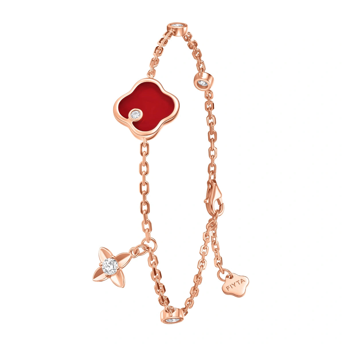 Eastern Grace Collection Women's Watch & Persimmon Bracelet Gift Set - FIYTA