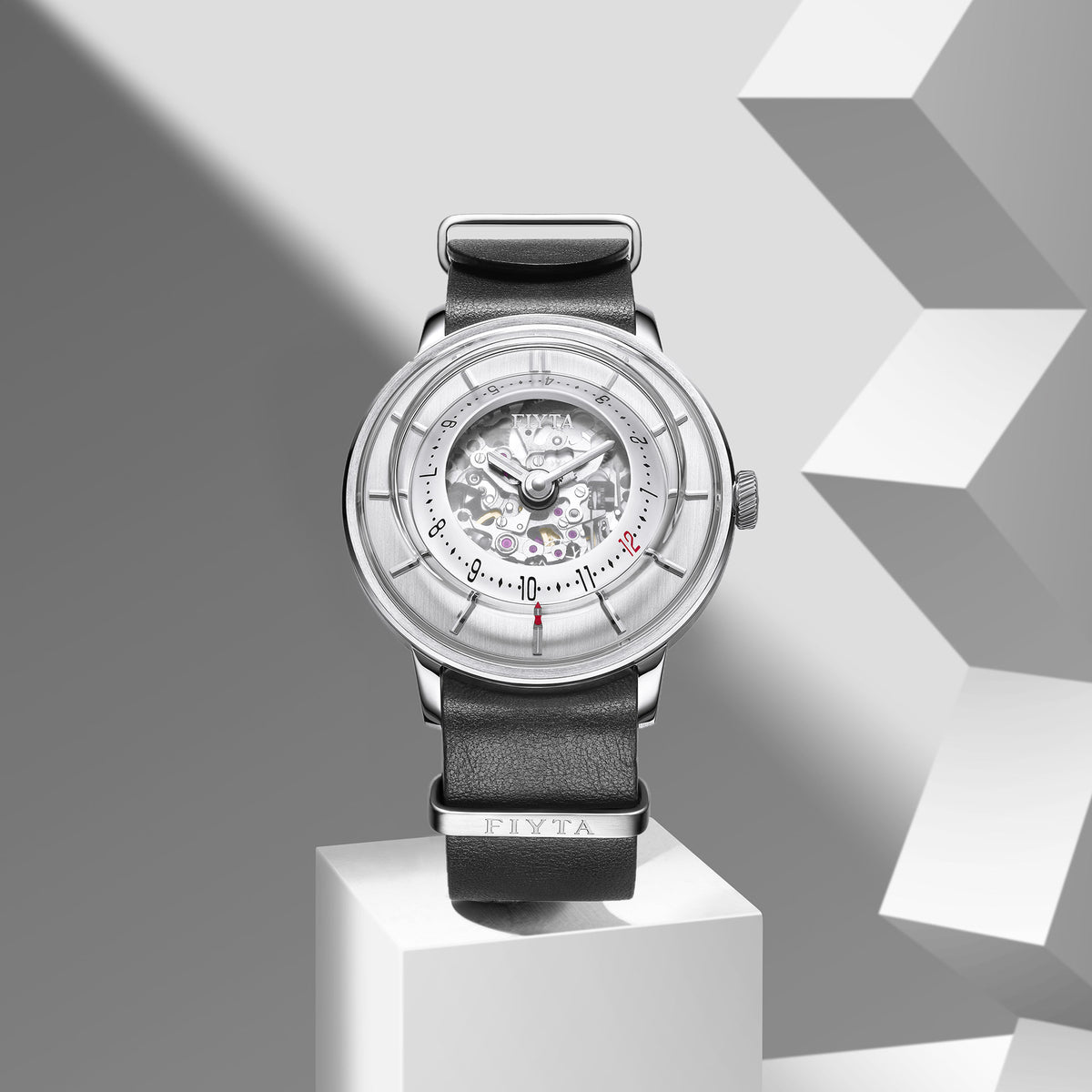 Extreme Collection Men's Automatic 3D Time Display Watch - FIYTA