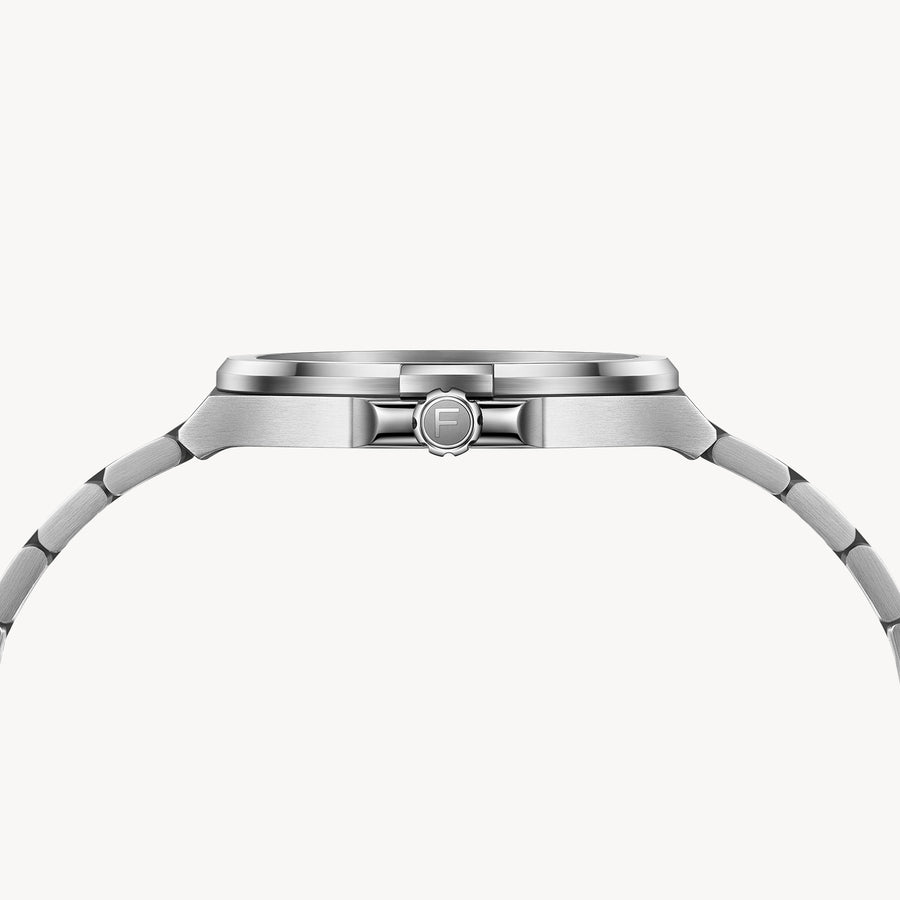 FIYTA Astronaut Automatic Men's Automatic Watch GA856000.WWW detail image (Silver Dial / Silver Strap)