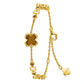 Tiger’s Eye Clover Bracelet Jewelry for Women - FIYTA
