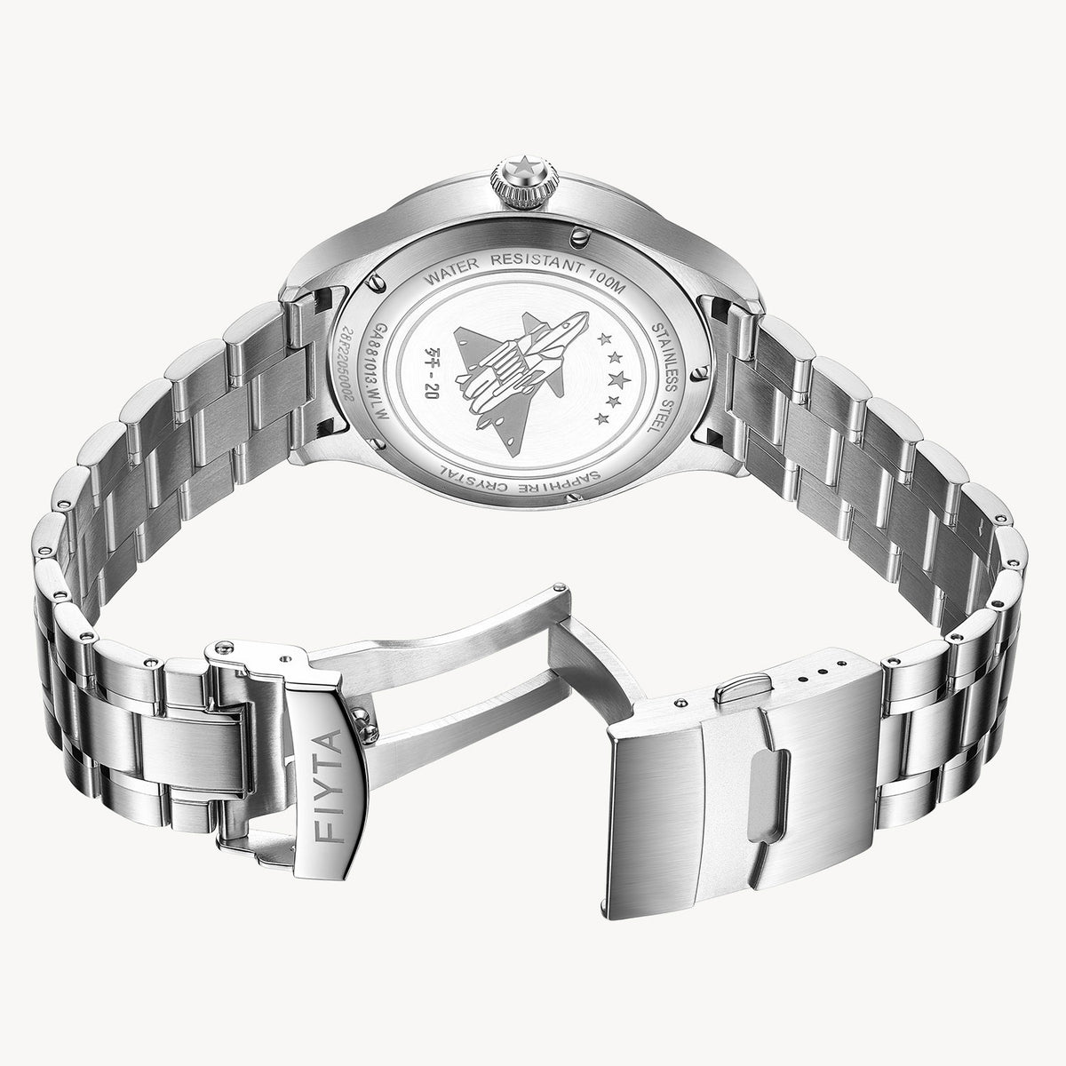 Mach Collection J-20 Fighter Elite Edition Men's Mechanical Watch - FIYTA