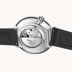 Interstellar Collection "Space Shuttle" Men's Mechanical Watch - FIYTA (Black Dial / Black Strap)