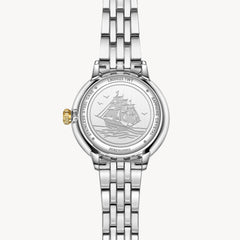 FIYTA Joyart Classic Pair Women's Quartz Watch 28 mm L800023.TWT detail image (White Dial / Gold & Silver Strap)