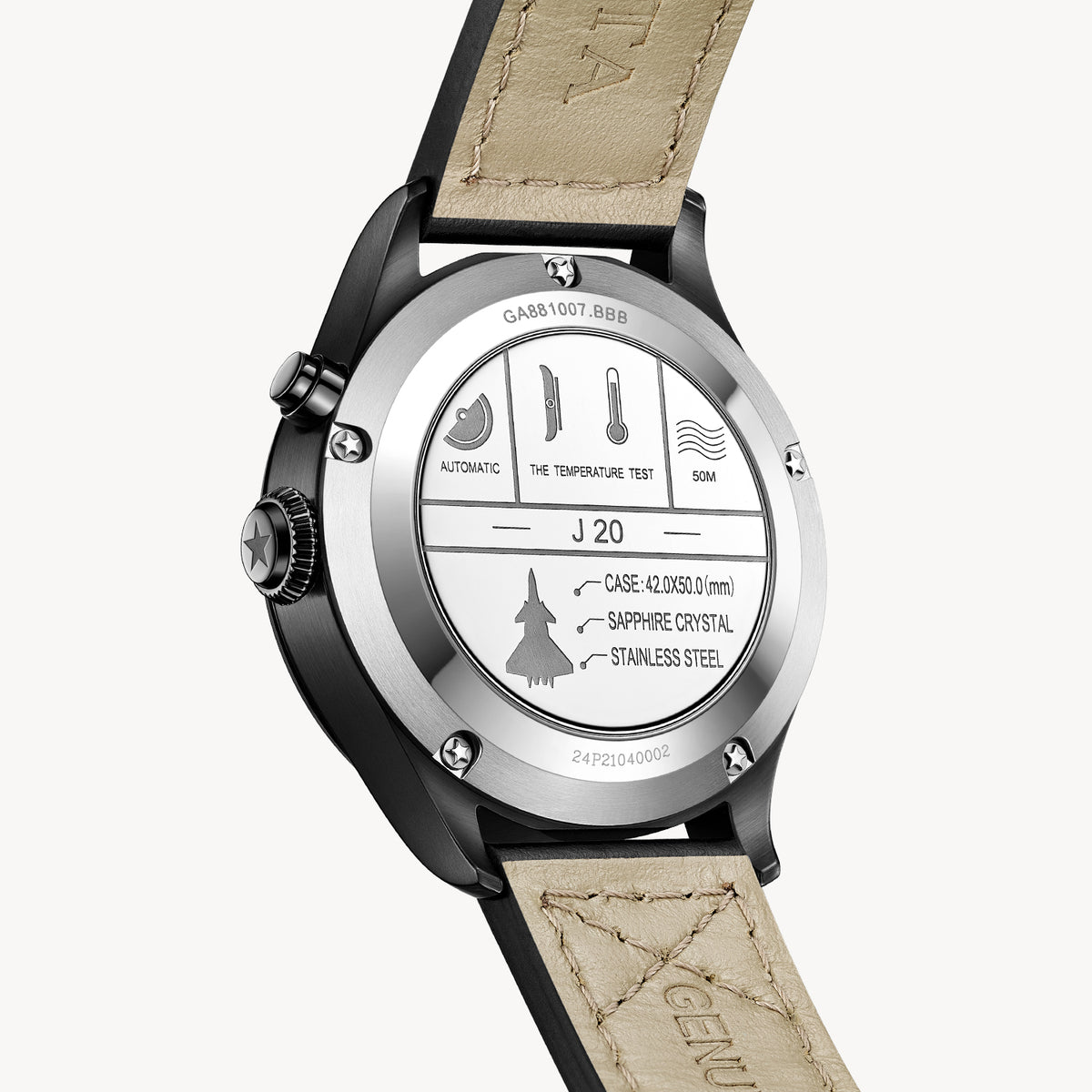 Mach Collection J-20 Fighter Special Edition Men's Mechanical Watch - FIYTA