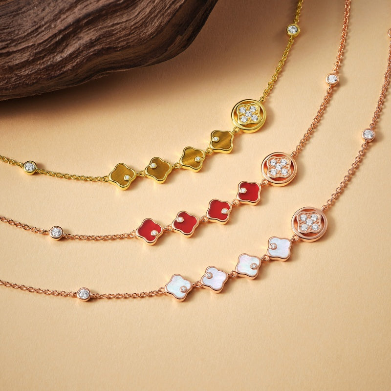 Lucky Persimmon Collection Women Bracelet - Koi Red - FIYTA