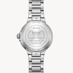 FIYTA Heart Lock Women's Quartz Watch L803002.WWWD detail image (Mother-of-Pearl Dial / Silver Strap)