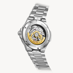 FIYTA Astronaut Automatic Men's Automatic Watch GA856000.WWW detail image (Silver Dial / Silver Strap)