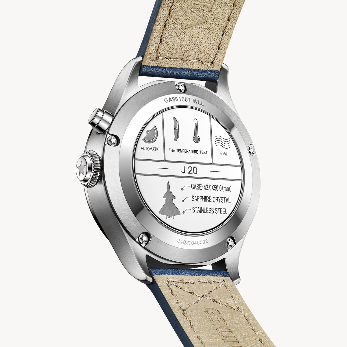 Mach Collection J-20 Fighter Special Edition Men's Mechanical Watch - FIYTA