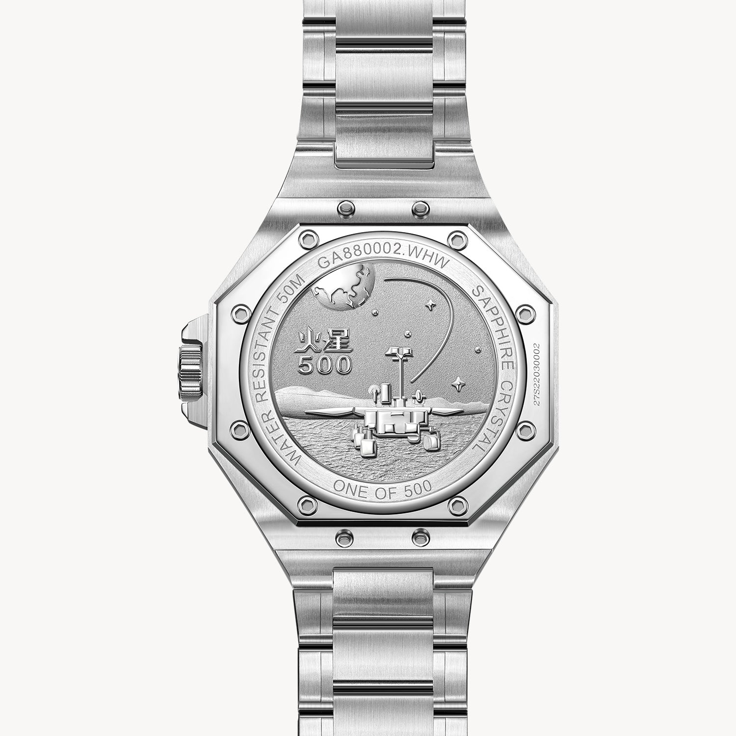 Aeronuatics Collection Men's Ultra-thin Mechanical Movement Watch with Meteorite Dial - FIYTA