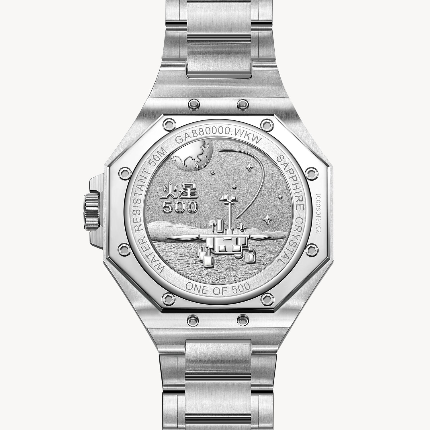 Aeronuatics Collection Men's Ultra-thin Mechanical Movement Watch with Meteorite Dial - FIYTA