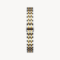 FIYTA Joyart Classic Pair Women's Quartz Watch 28 mm L800023.TWT detail image (White Dial / Gold & Silver Strap)
