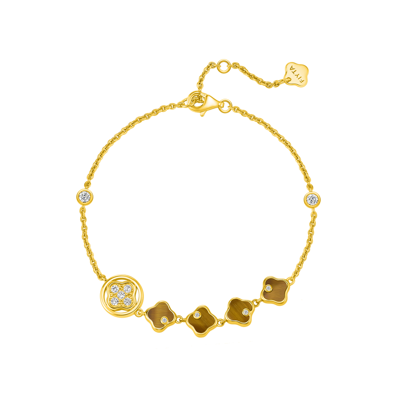Lucky Persimmon Collection Women Bracelet - Fortune Gold - FIYTA