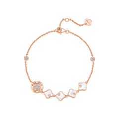 Lucky Persimmon Collection Women Bracelet - Ruyi White - FIYTA