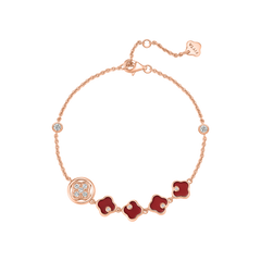 Lucky Persimmon Collection Women Bracelet - Koi Red - FIYTA