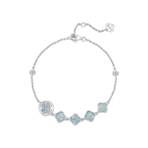 Lucky Persimmon Collection Women Bracelet - Ice-Clear Aqua