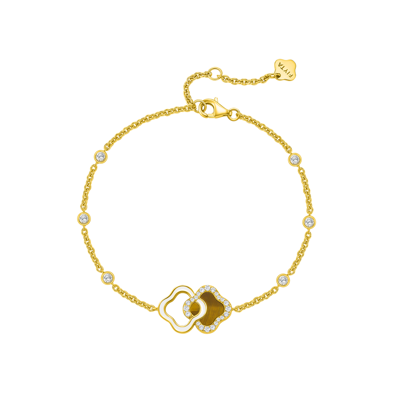 Lucky Persimmon Collection Women Bracelet - Golden Radiance - FIYTA