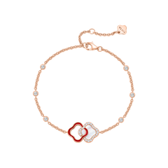 Lucky Persimmon Collection Women Bracelet - Scarlet Fortune - FIYTA