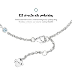 Lucky Persimmon Collection Women Bracelet - Azure Snow Glow - FIYTA