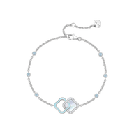 Lucky Persimmon Collection Women Bracelet - Azure Snow Glow