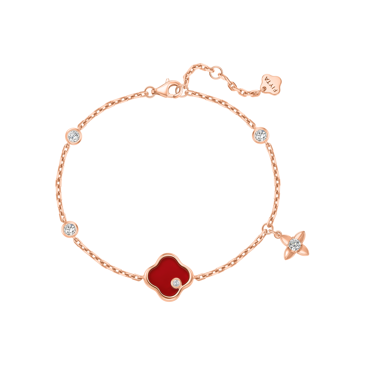 Eastern Grace Collection Women's Watch & Persimmon Bracelet Gift Set - FIYTA