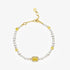 Sugar Cube Collection Women Pearl Bracelet - Honey Yellow